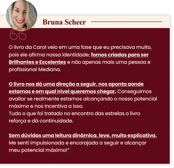 Bruna Depoimento